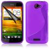 TPU Gel Case S-Line for HTC One X / One XL Purple (OEM)